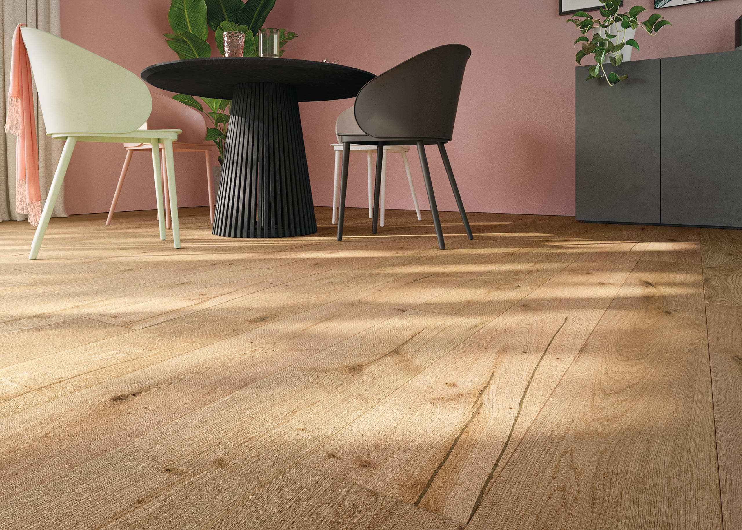 Haro Parkett Landhausdiele 180 4V Eiche Hell Rustikal